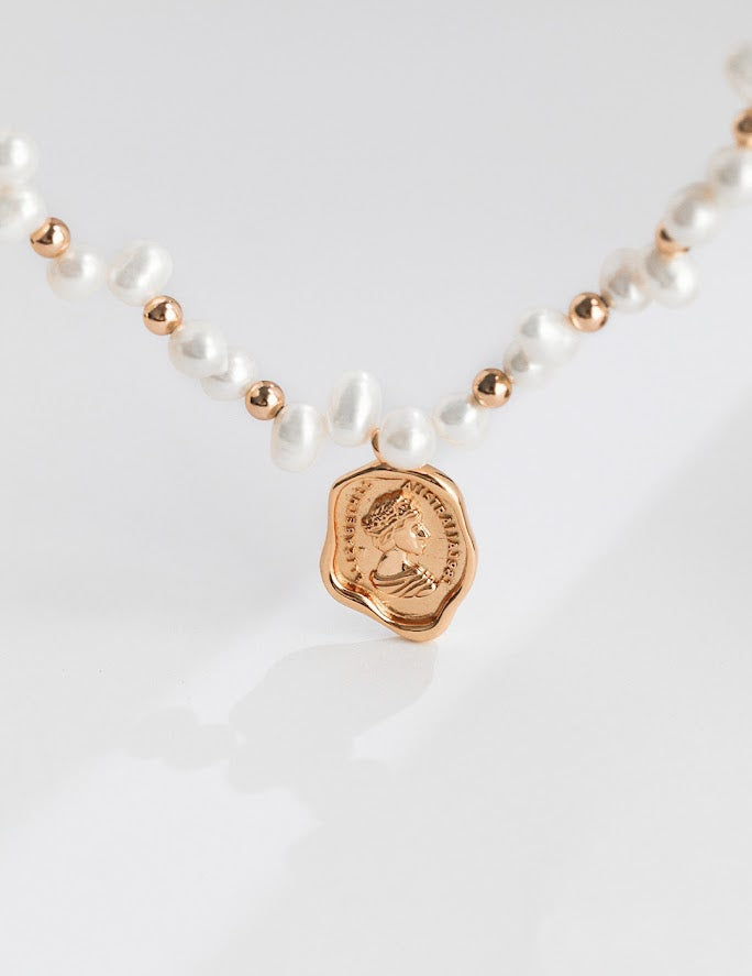 Queen's Emblem Vintage Necklace