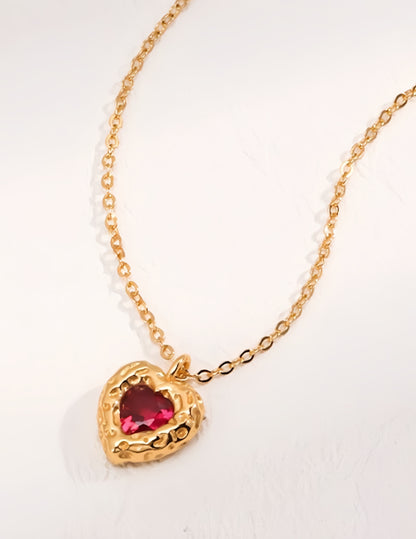 Heart's Gem Necklace - CélineDor