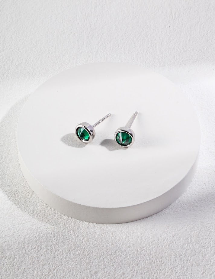 Aurora Green Earrings