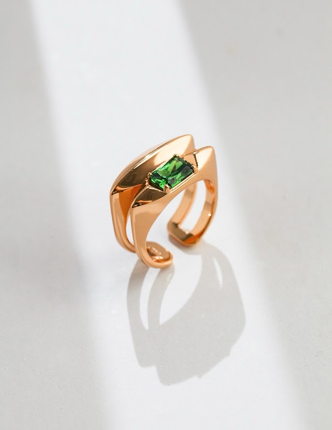 Olive Spark Ring - CélineDor