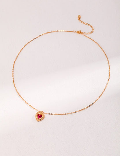 Heart's Gem Necklace - CélineDor